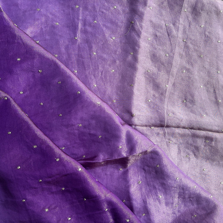 Purple Dual Shades Tissue Fabric