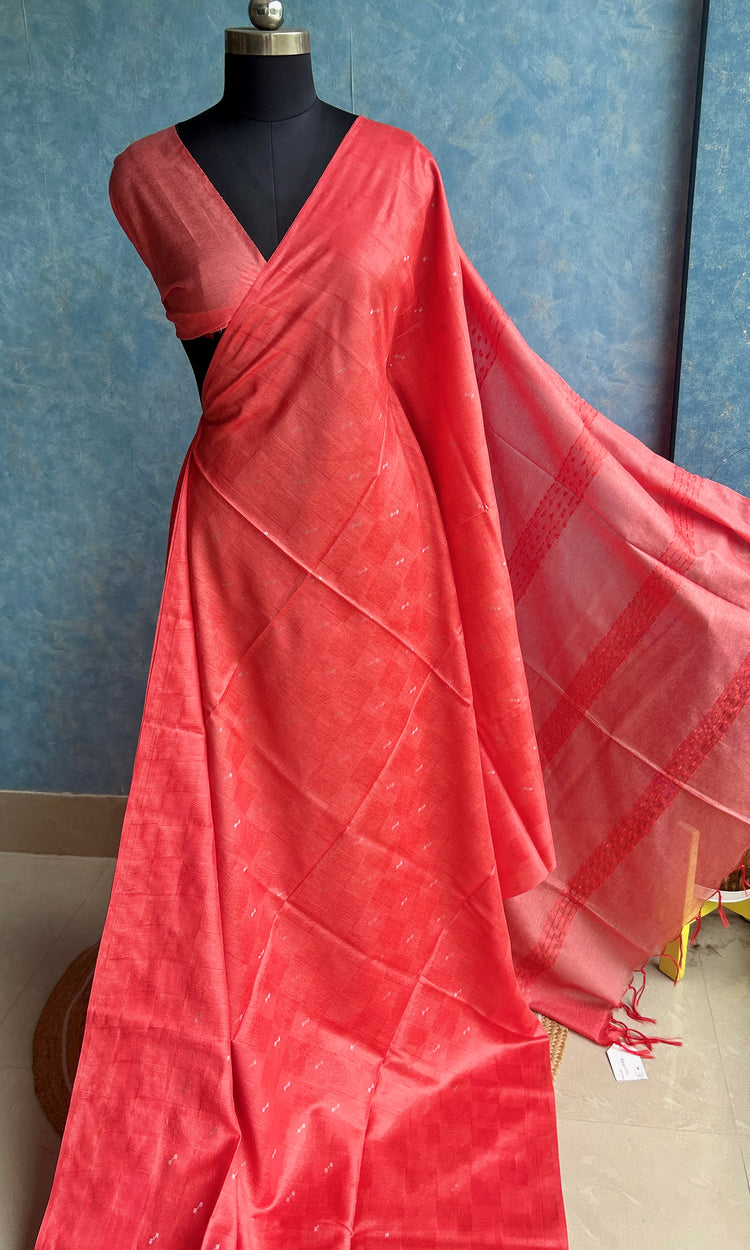 Tomato Red SICO Sari