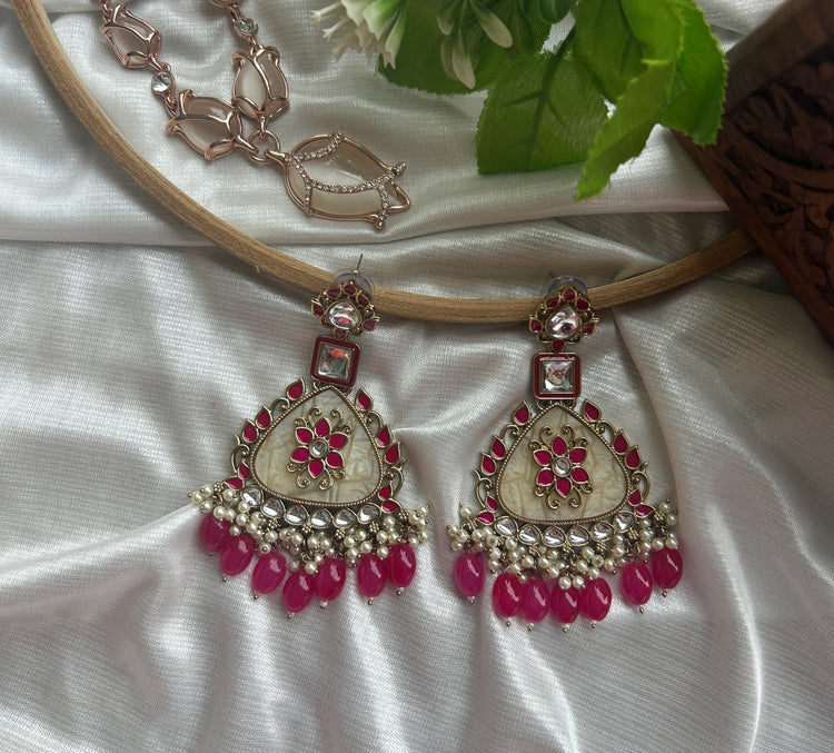 Ruya - Pink Earrings