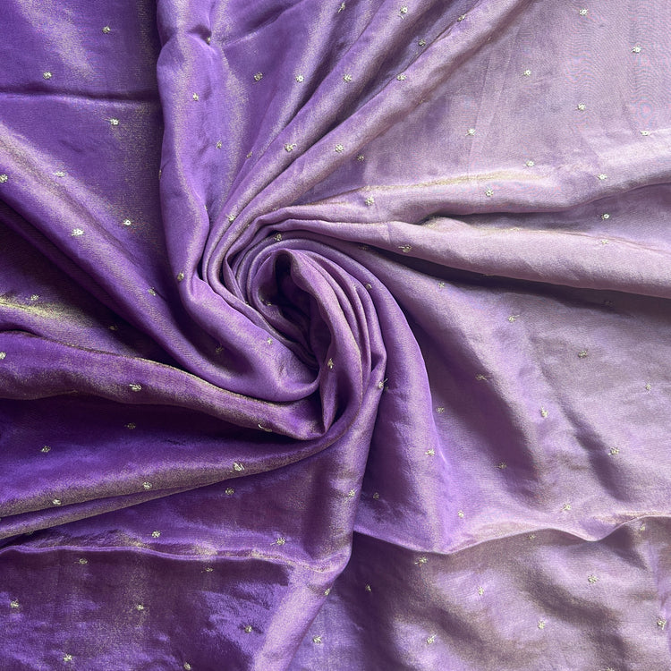 Purple Dual Shades Tissue Fabric