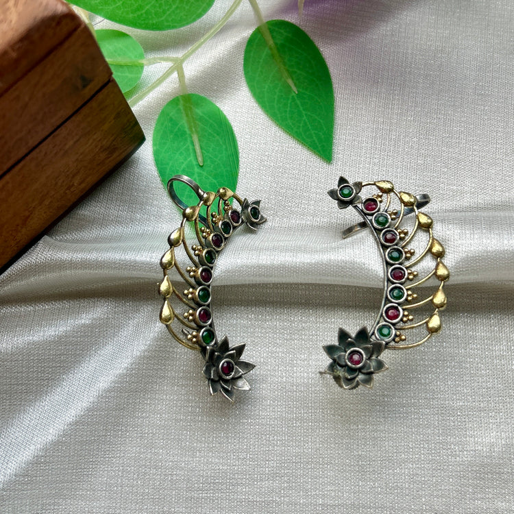 The Kamal Kaan - Lotus Ear Cuffs
