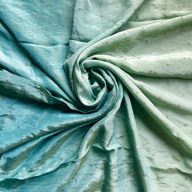 Pistachio Dual Shades Tissue Fabric