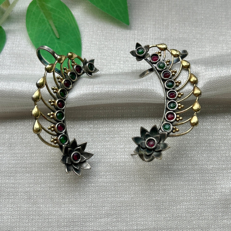 The Kamal Kaan - Lotus Ear Cuffs