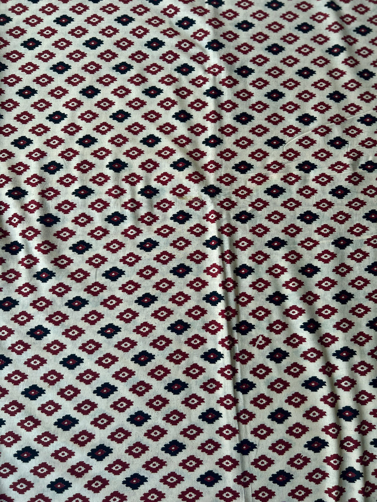 Ikkat Printed Cotton Fabric