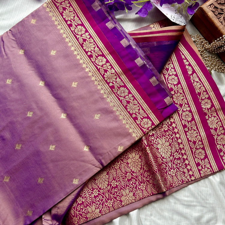 Opera Mauve Soft Silk Sareei
