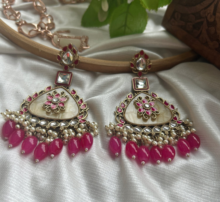 Ruya - Pink Earrings