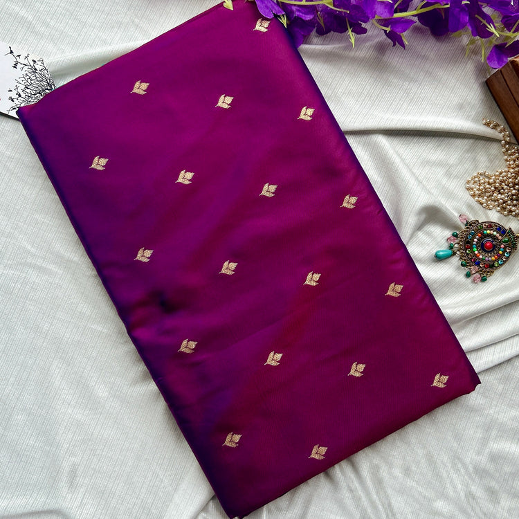 Purple Silk Saree