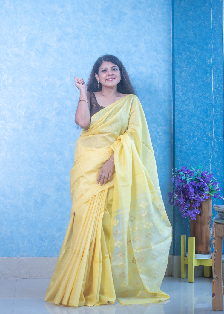 Light Yellow Noel Silk