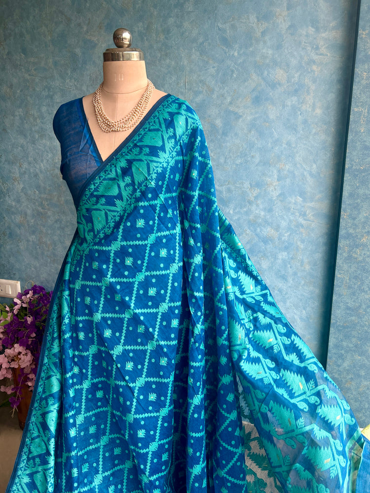 Peacock Soft Dhakai Jamdani
