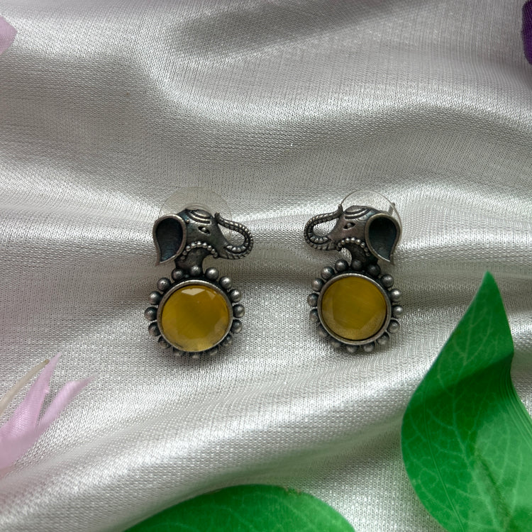 Silver Replica Yellow Stud