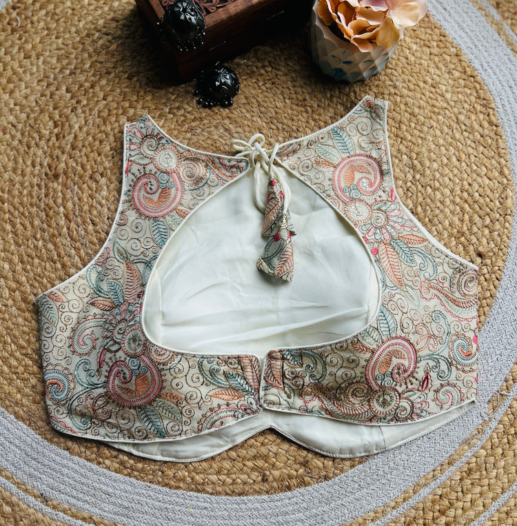 White Designer Blouse