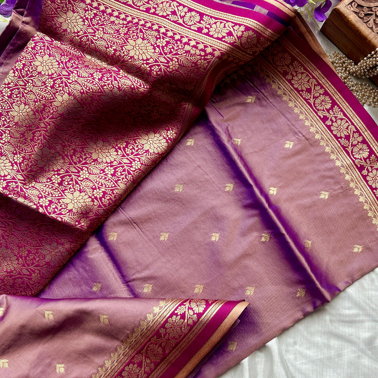 Opera Mauve Soft Silk Sareei