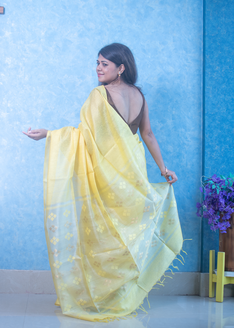 Light Yellow Noel Silk