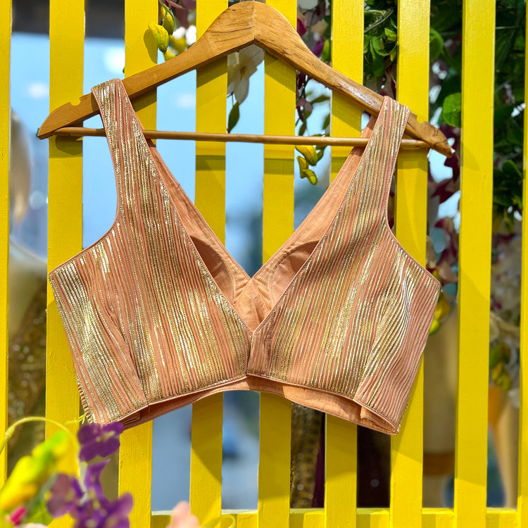 Peach Designer Blouse