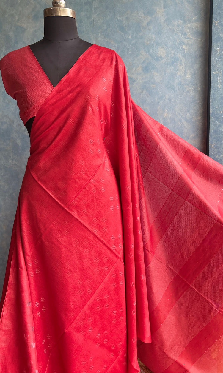 Persian Red SICO Sari