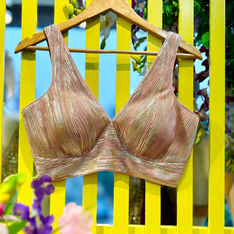 Peach Designer Blouse