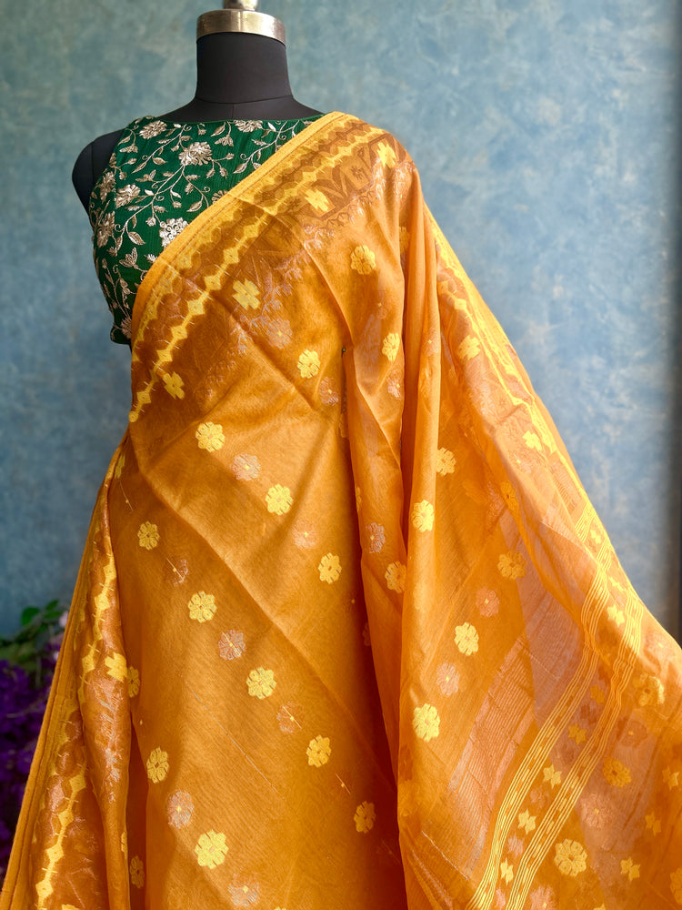 Honey Mustard Soft Dhakai Jamdani