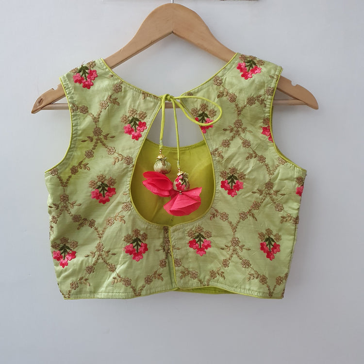 Beautiful Floral Embroidery Blouse