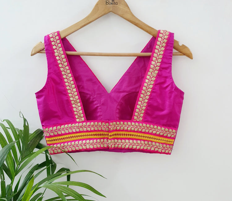 Pink Lacy Designer Blouse