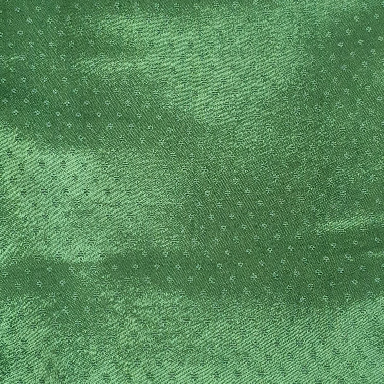 Seaweed Green Mashru Silk Fabric