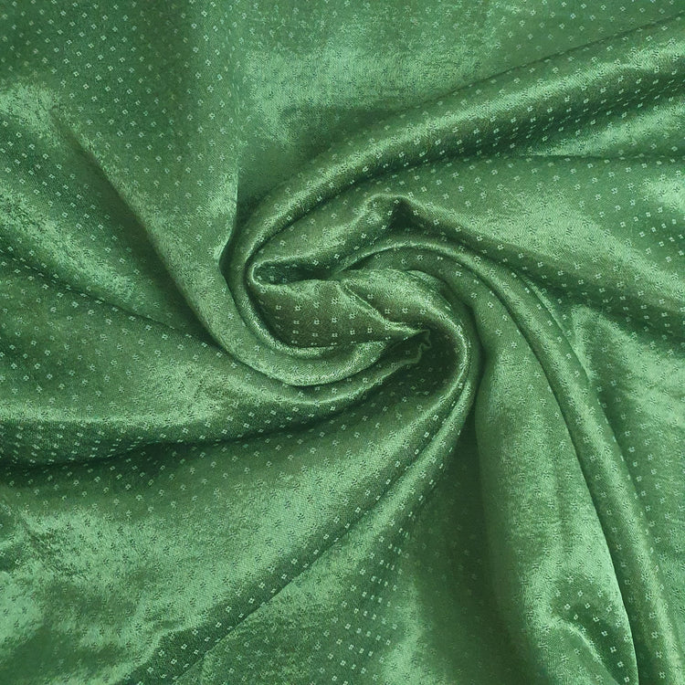 Seaweed Green Mashru Silk Fabric