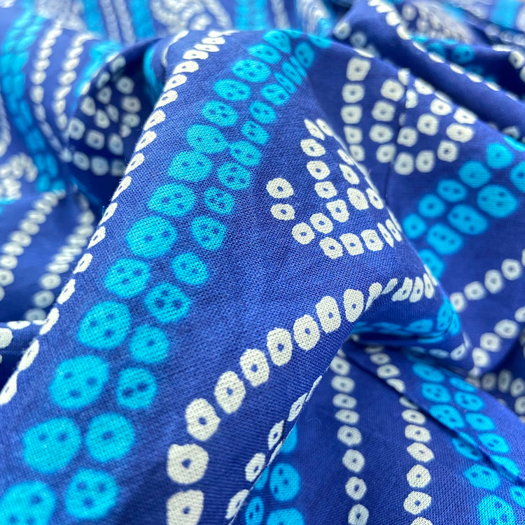 Cotton Bandhni Printed Fabric