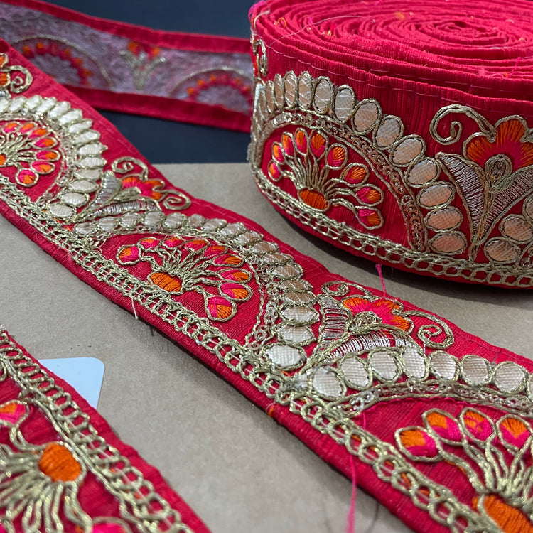 Embroidered Lace 9 Meters Roll