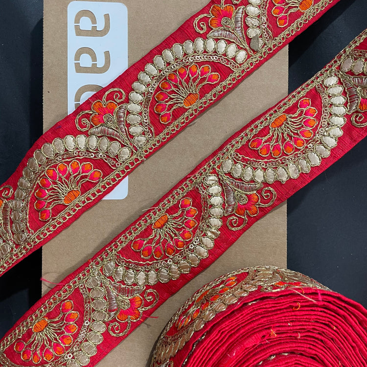 Embroidered Lace 9 Meters Roll