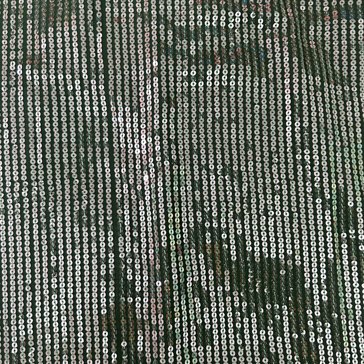 Pine Georgette With Sequin Work Fabric