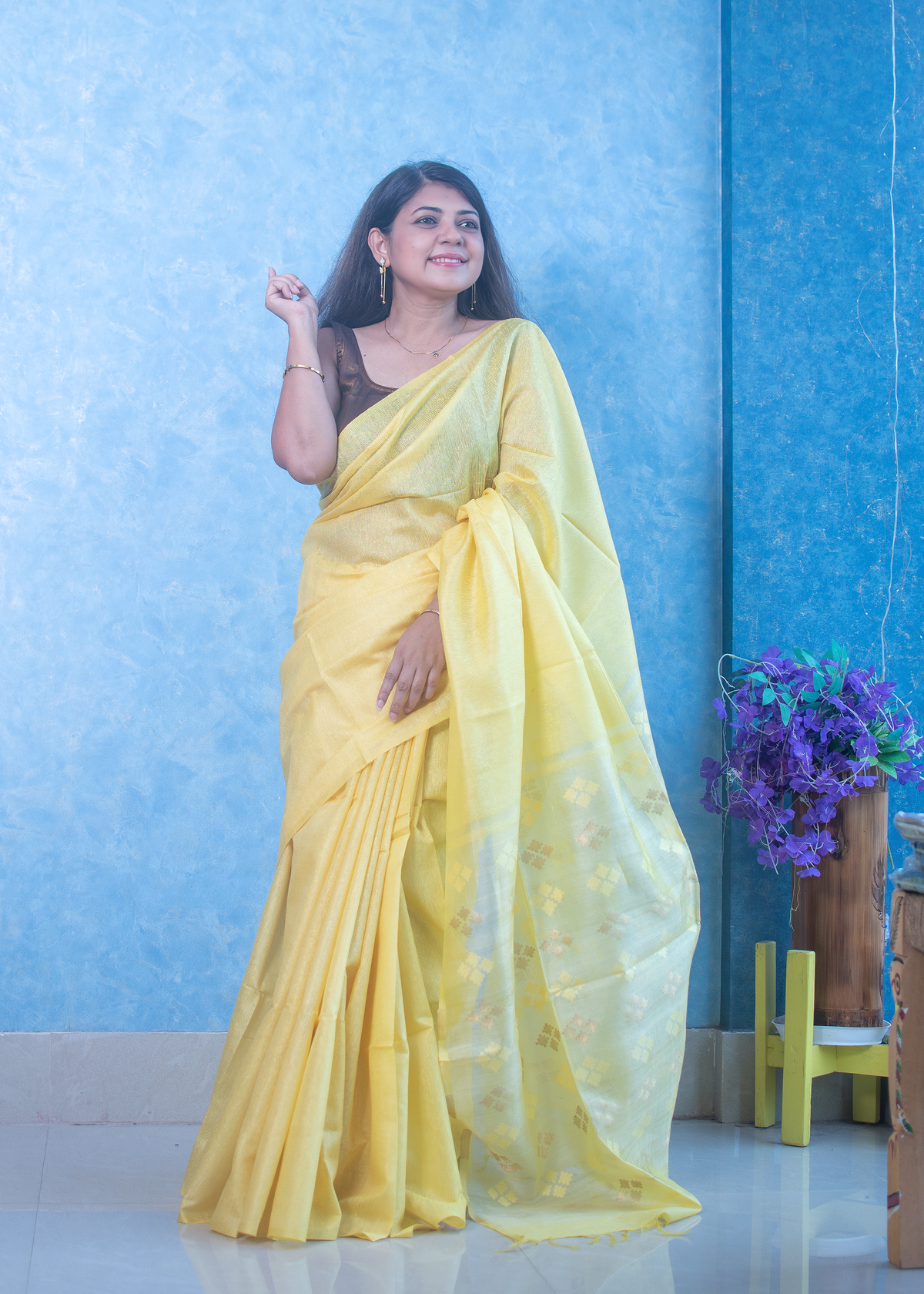 Light Yellow Noel Silk