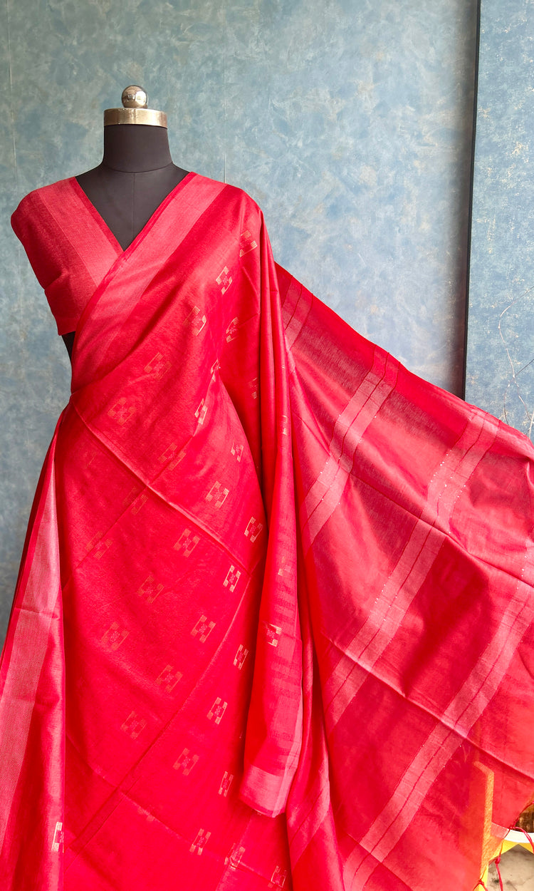 Chilli Red SICO Sari