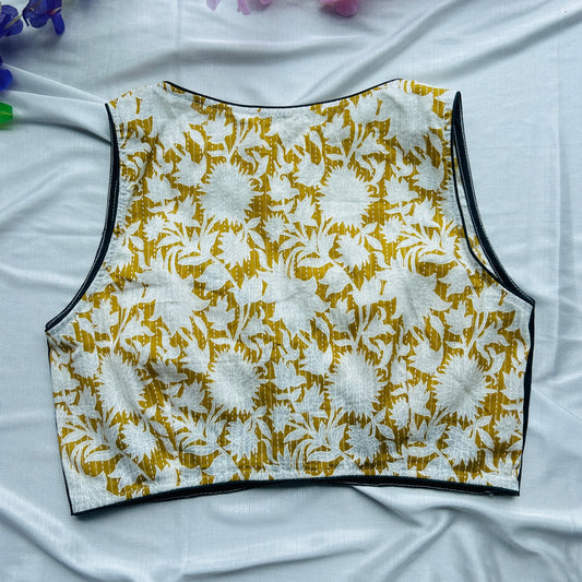 Ajrakh Printed Cotton Blouse