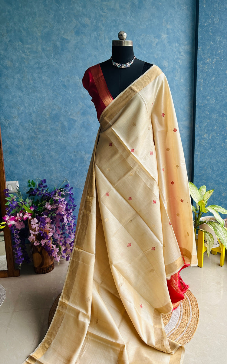 Handwoven Pure Tusser Silk