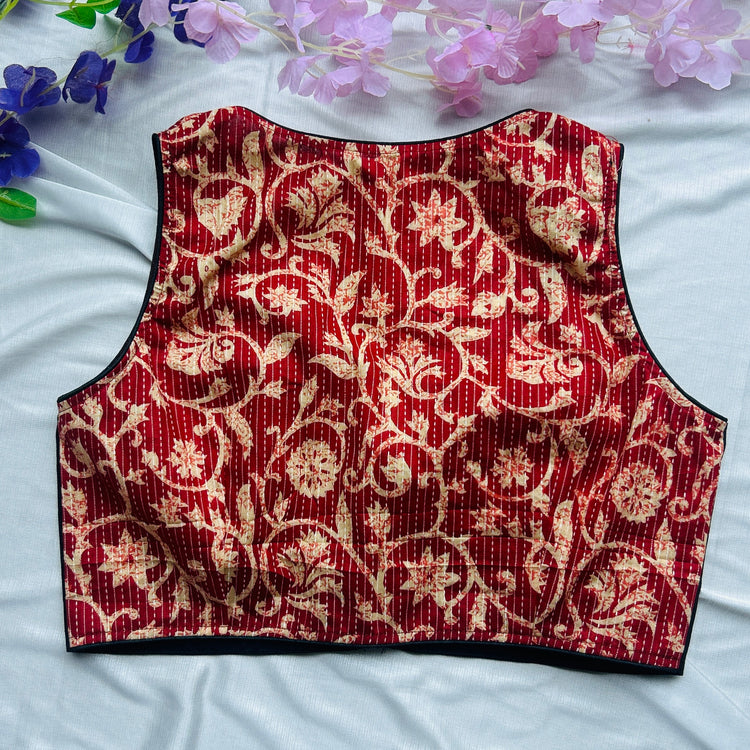Ajrakh Printed Cotton Blouse