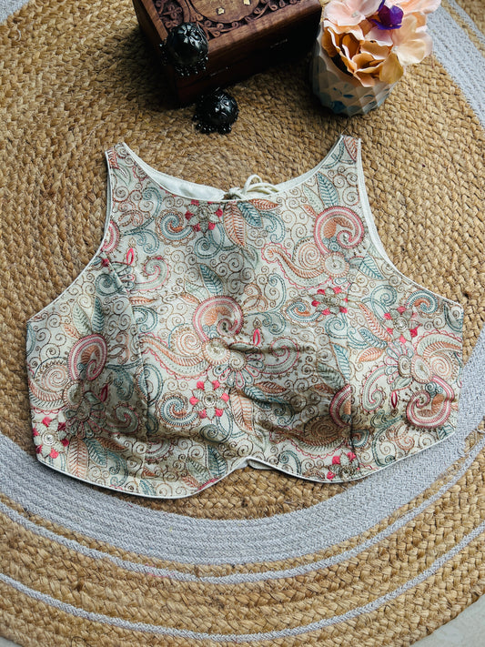 White Designer Blouse