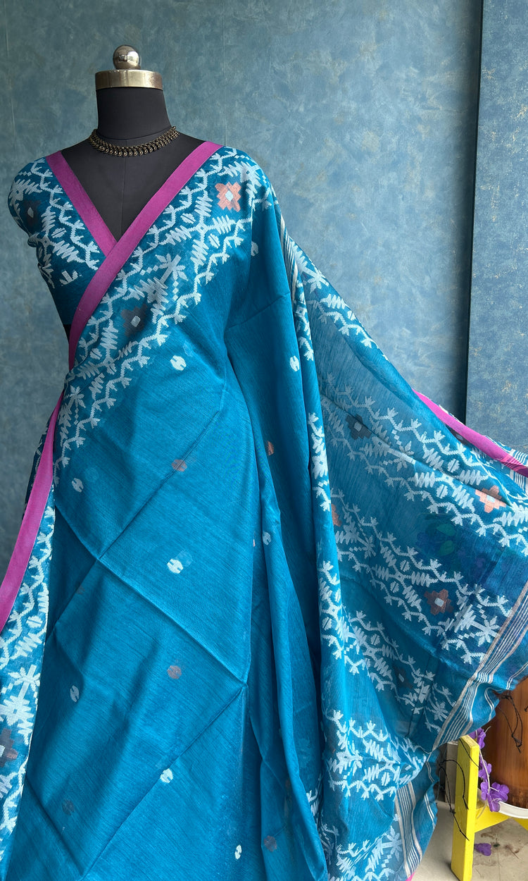 Ocean Handloom Jamdani Saree