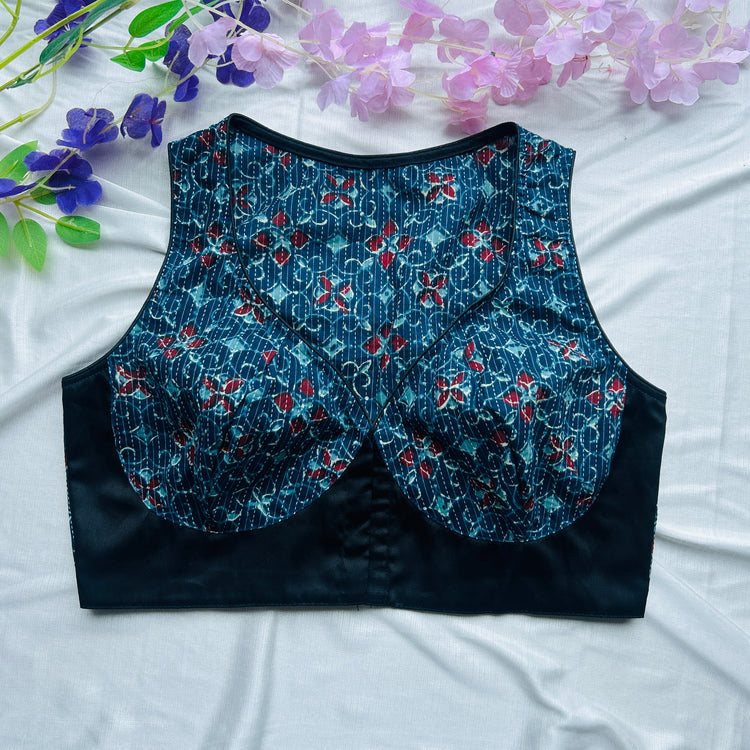 Ajrakh Printed Cotton Blouse