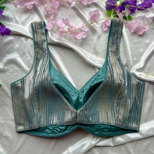 Hemlock-Golden Designer Blouse