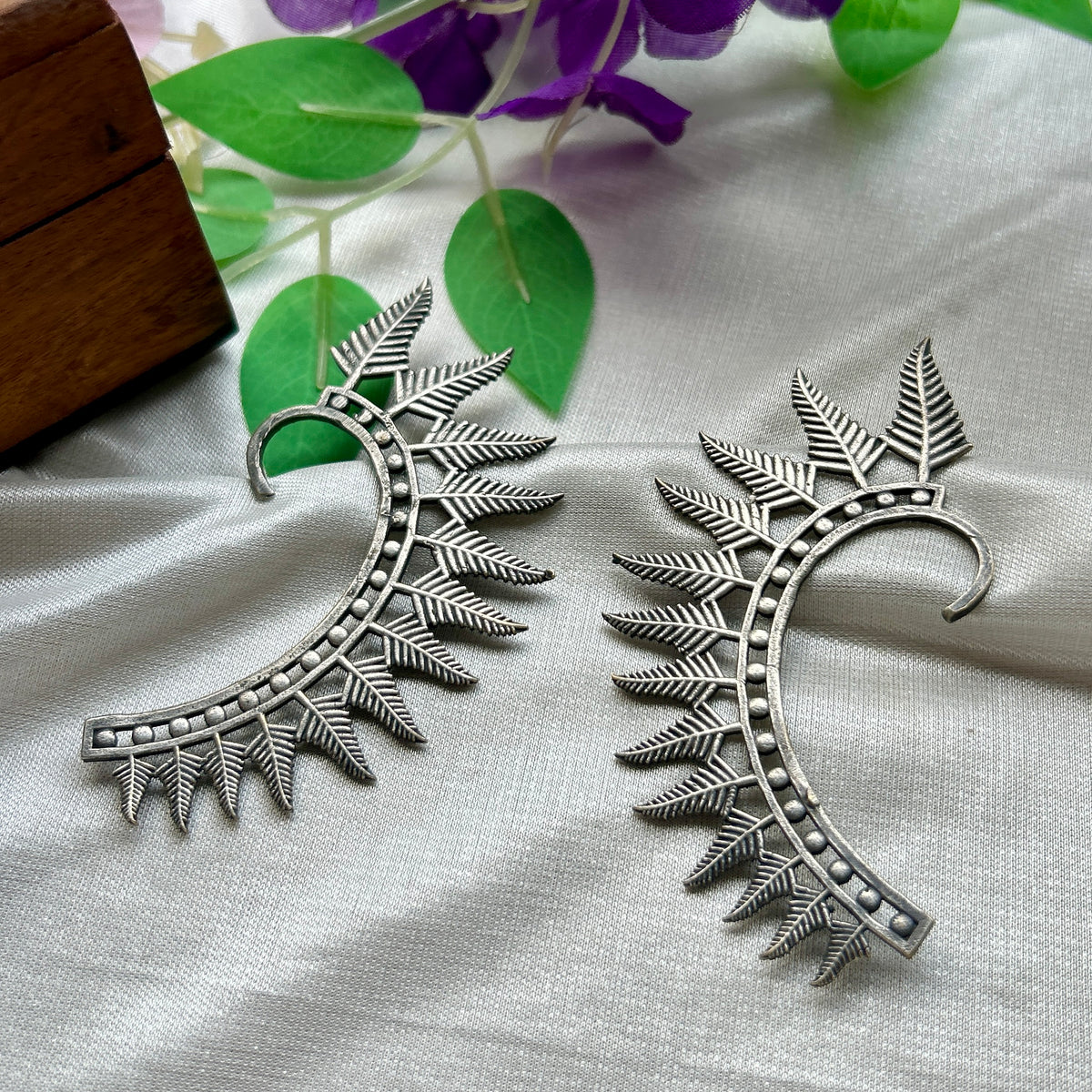 The Tribal Feather Ear Cuffs