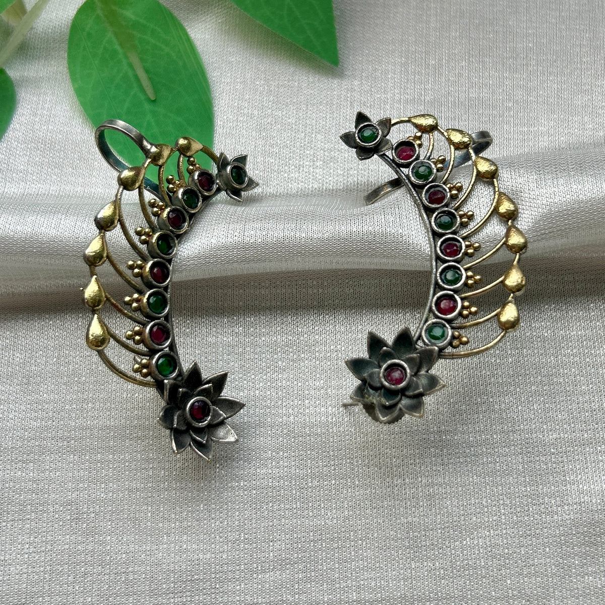 The Kamal Kaan - Lotus Ear Cuffs