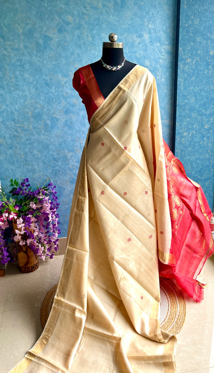 Handwoven Pure Tusser Silk