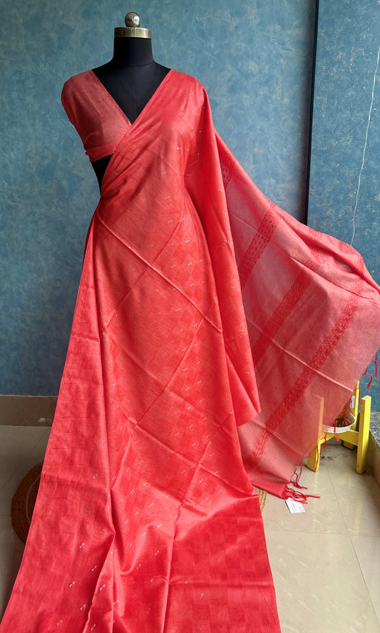 Tomato Red SICO Sari