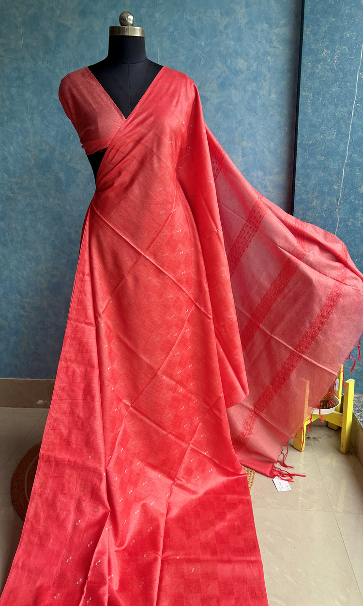 Tomato Red SICO Sari