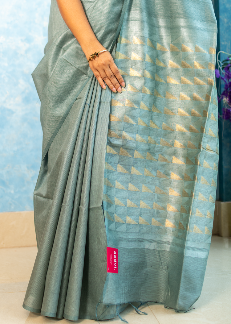 Sage Grey Noel Silk