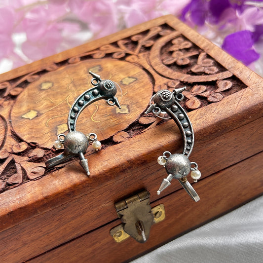 The Tribal Trishul Ear Cuff Studs