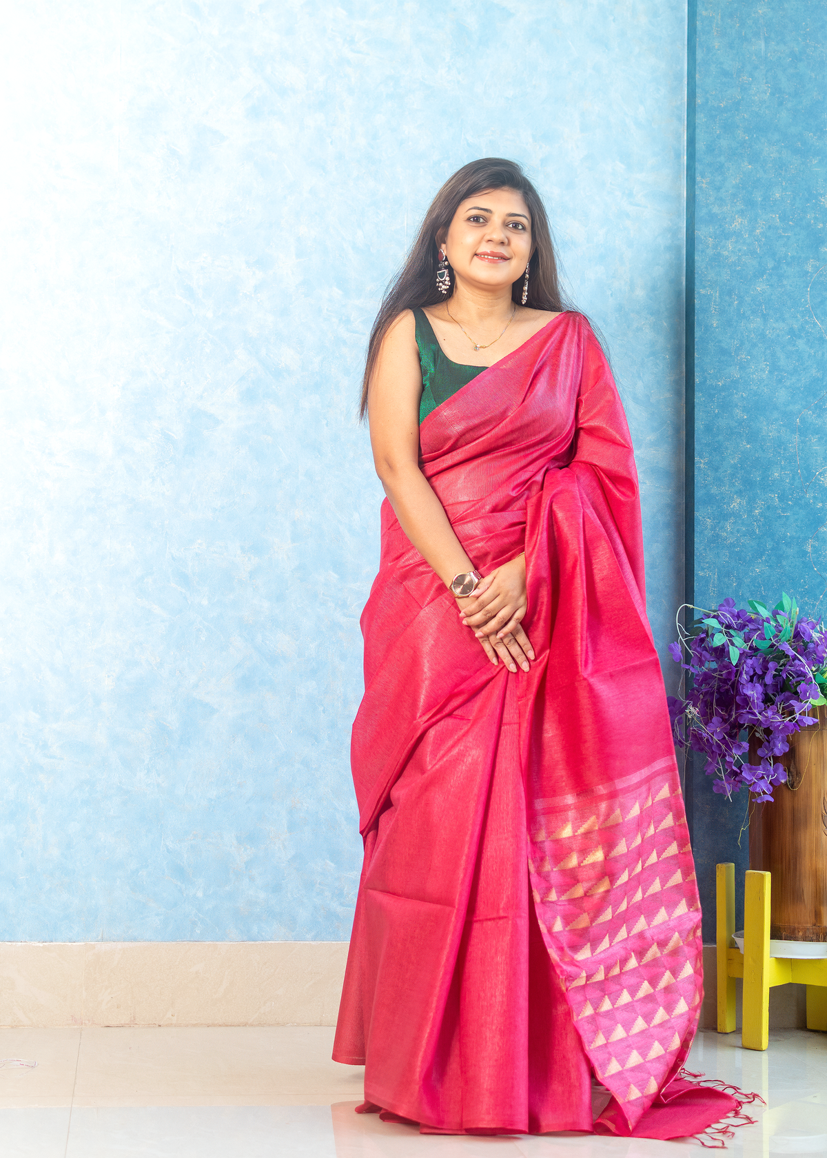 Ruby Red Noel Silk