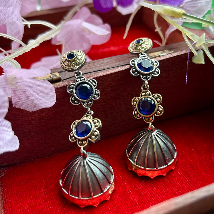 The Neeli 3- Step Jhumka