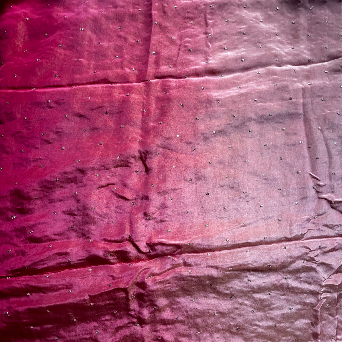 Pastle Coral Dual Shades Tissue Fabric — view 2