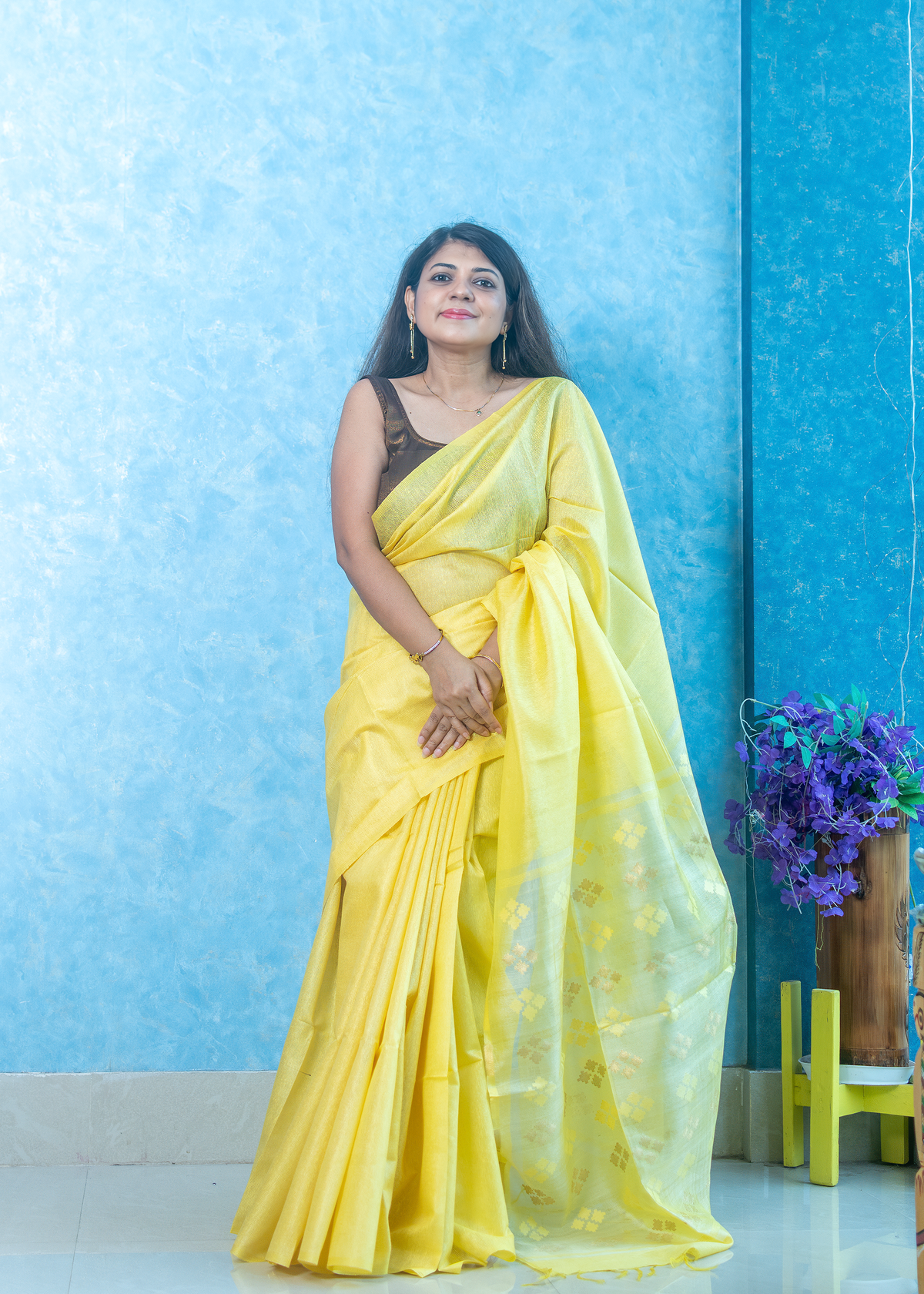 Light Yellow Noel Silk — view 3
