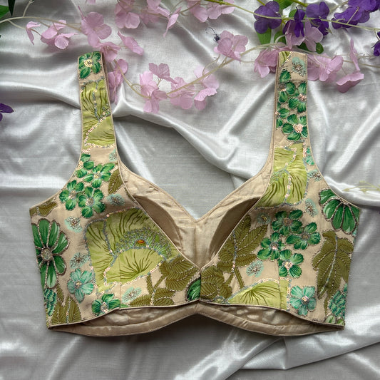 Pista Floral Designer Blouse